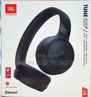 JBL Tune 520 On-Ear Headphones - 67 Hrs Playtime