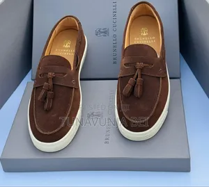 Brunello Cucinelli Leather Moccasins - Size 40-45