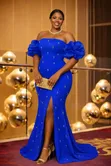 Ladies Blue Dress - Quality Material - 2