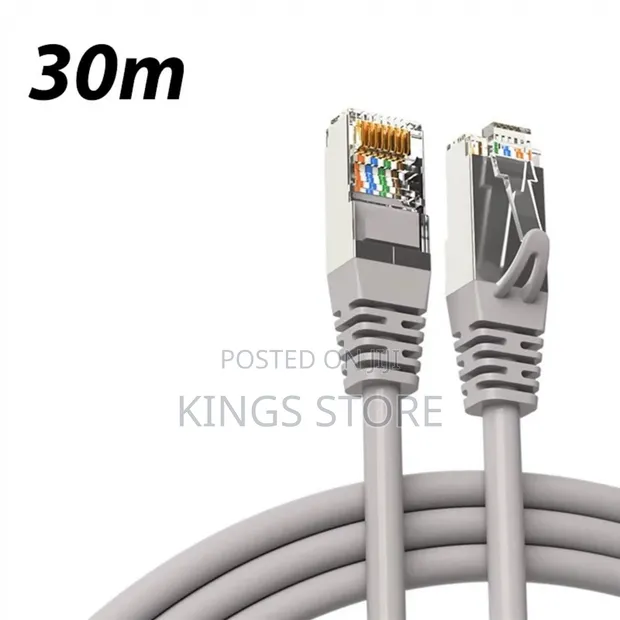 Cat6 Ethernet Cable, 30 Meter High Speed UTP LAN Cable - 1