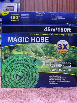 Expandable Garden Magic Hose 45M - Watering, Car Wash, Patio