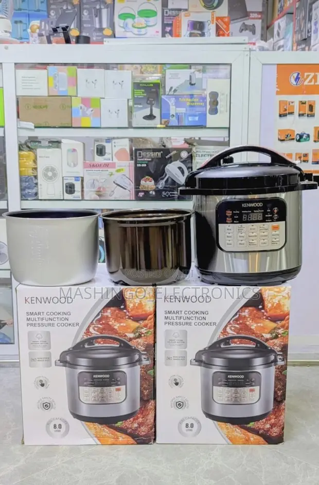 Kenwood Pressure Cooker 8 Liters Mpya Kabisa - 1
