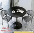Set ya Meza na Viti vya Bistro - Mpya Kabisa - 1