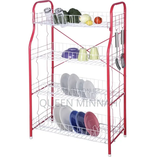 4-Tier Multipurpose Kitchen Organizer Rack - 1