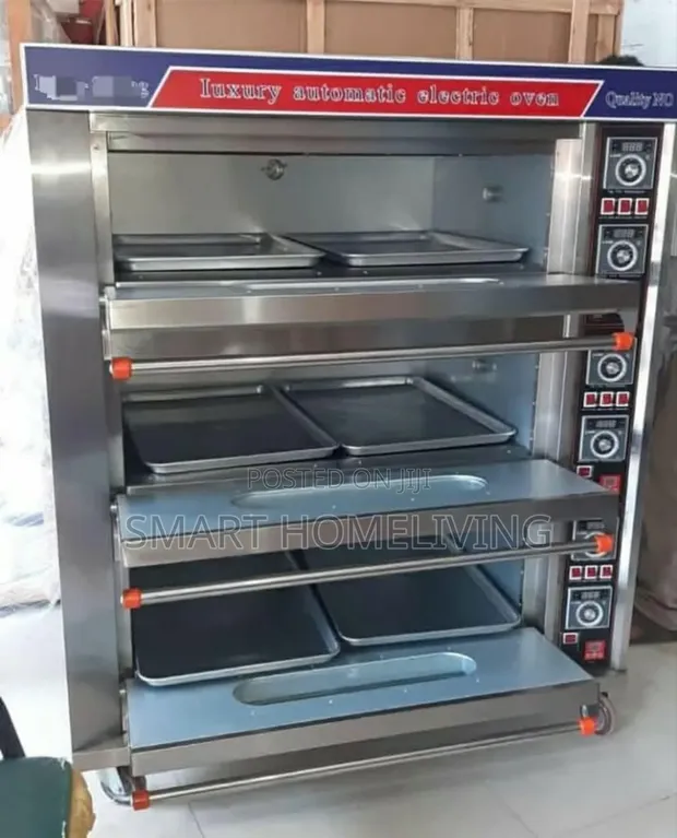 Oveni ya Kuoka ya Kibiashara ya Decki 3 ya Umeme - 1