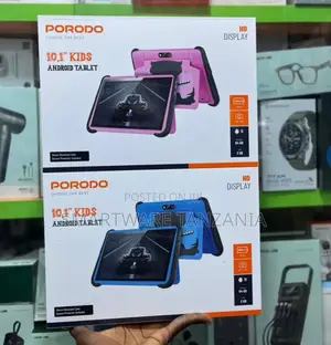 Porodo 10.1 Inch Kids Android 11 Tablet 64GB HD with Case