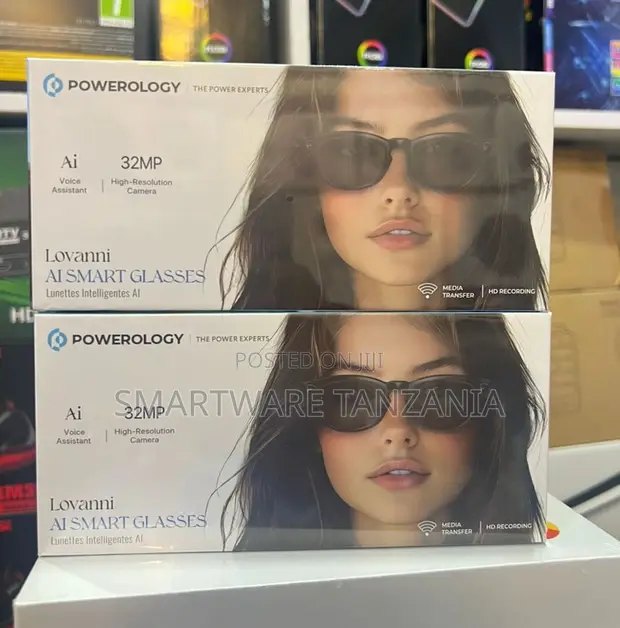 Powerology Lovanni AI Smart Glasses with 32MP Camera - 1