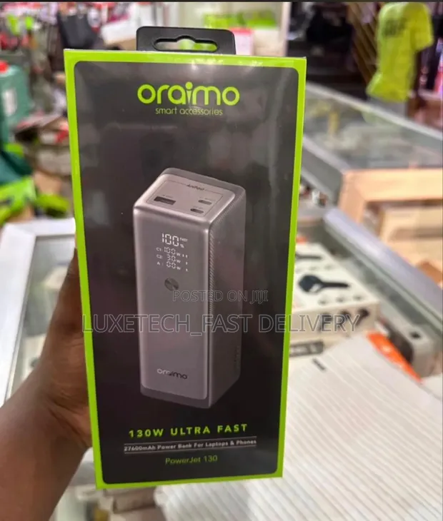Oraimo PowerJet 130W High-Capacity Power Bank - 1