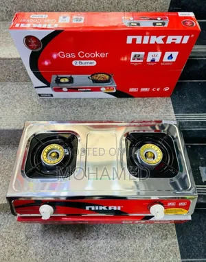 Nikai Cooker ya Gesi (2 Burner)