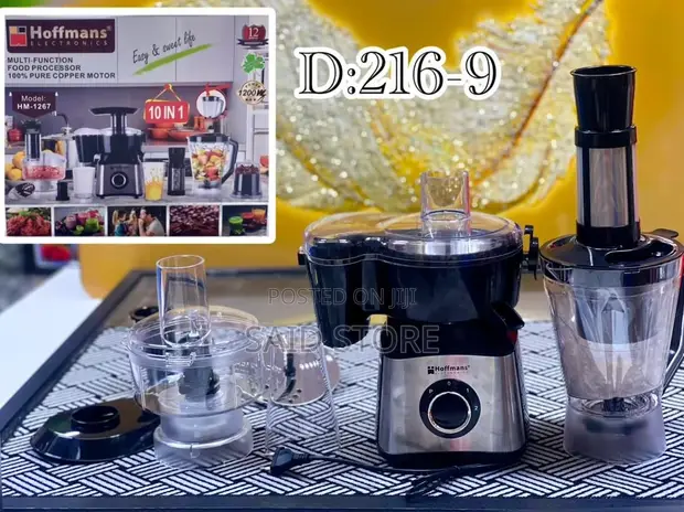 Household 7-in-1 Electric Meat Mincer, Grinder, Juicer - 1