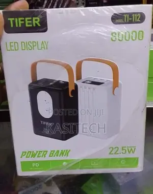 Tiffer 80,000mAh LED Power Bank