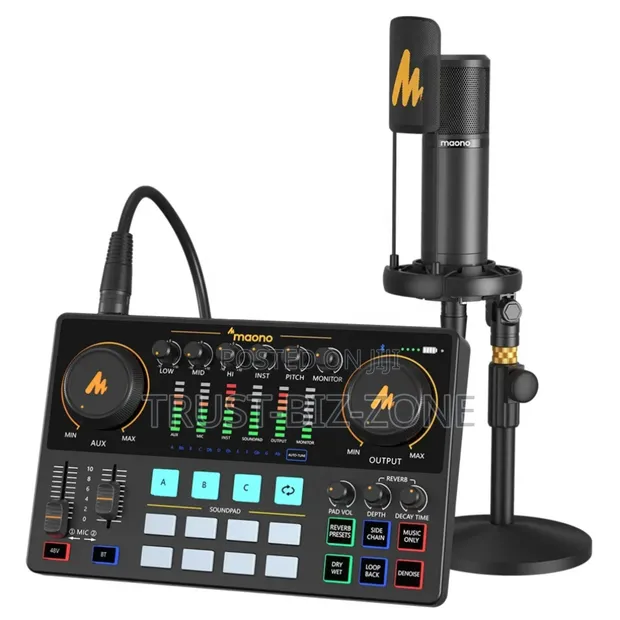 Maono Podcast Microphone Set - Mpya Kabisa - 1