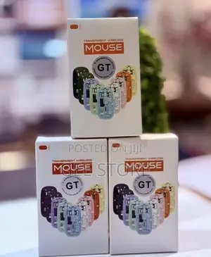 Transparent Wireless Rechargeable Bluetooth Mouse