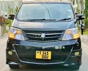 Toyota Alphard 2007 Nyeusi Matt
