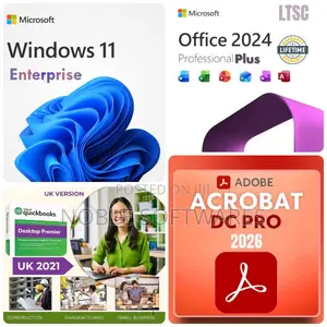 Windows 11 Enterprise + Office 2024 + QuickBooks UK 2021 Business Package