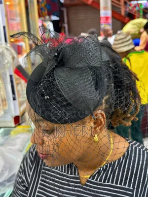 Elegant Black Fascinator Headpiece
