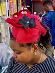 Kofia ya Fascinator Nyeusi ya Kifahari - 2