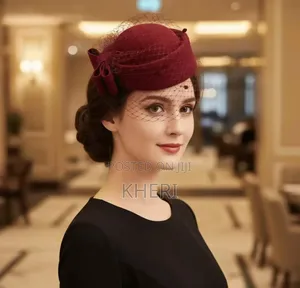 Elegant Black Pillbox Fascinator