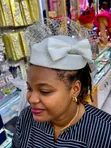 Elegant Black Pillbox Fascinator - 3