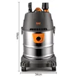 Raf R.8719 Vacuum Cleaner 20L kwa Wet & Dry - 3