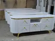 Kituo cha Tv cha Zuo Modern Nyeupe Chenye Droo (Kimetumika) - 1