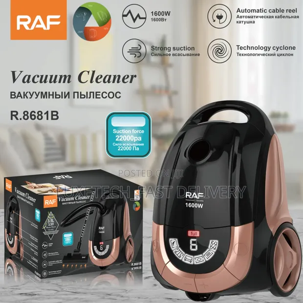 Raf R.8681b Kisafishaji Umeme cha Dijitali chenye Nguvu 1600W - 1