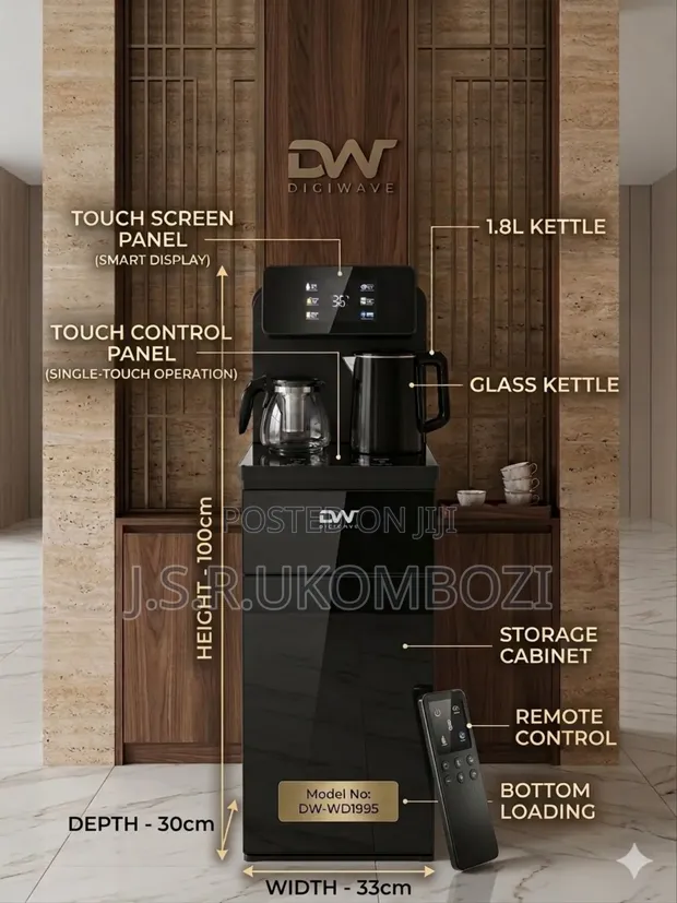 Digiwave Tea Station Dispenser ya Maji yenye Touch Screen - 1