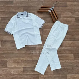 2-Piece Short Sleeve T-Shirt and Pant Set (XL-3XL)