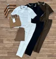 2-Piece Short Sleeve T-Shirt and Pant Set (XL-3XL) - 2