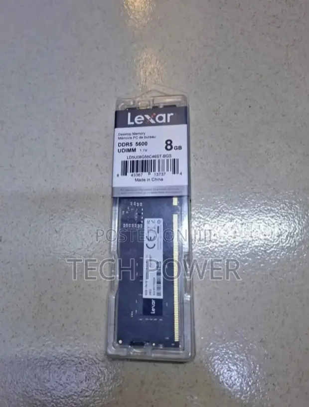 Lexar DDR5 8GB RAM Kumbukumbu ya Kompyuta - 1