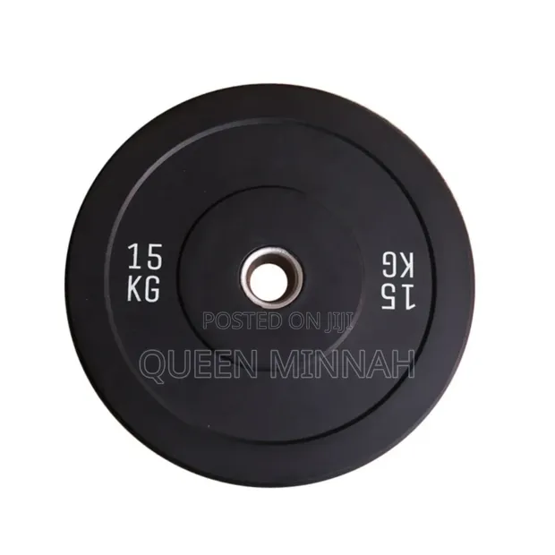 Olympic Rubber Bumper Weight Plate 15kg - 1