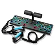 Bodi ya Push-Up 3-in-1 na Kifungio cha Sit-Up & Resistance Band - 1