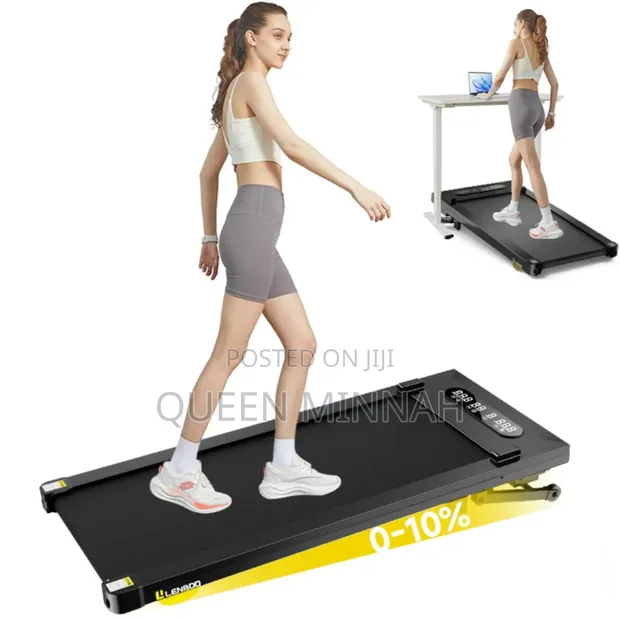 Walking Pad Treadmill ya Umeme ya Kilo 100 yenye LED Display - 1