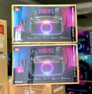 JBL PartyBox On-The-Go 2 Party Speaker with 2 Wireless Mics