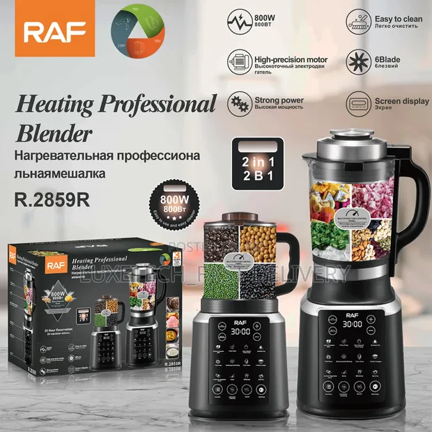 Raf R.2859r Heating Professional Blender 1.8L - 1