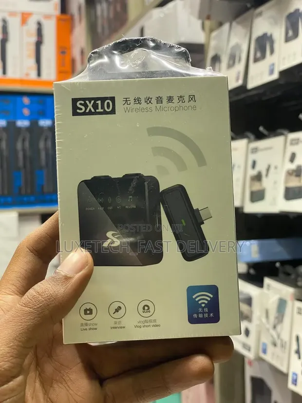 SX10 Wireless Lavalier Microphone System for Smartphones - 1