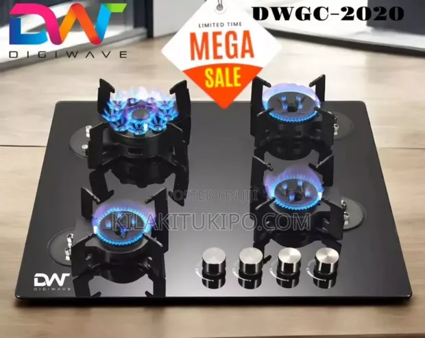 Digiwave 4-Burner Gas Cooker (Built-in/Tabletop) - 1