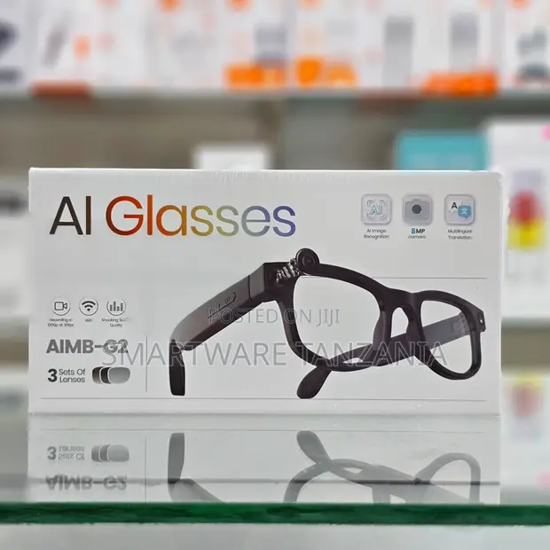 AIMB-G2 AI Glasses with 8MP Camera, 1200p Wifi - 1