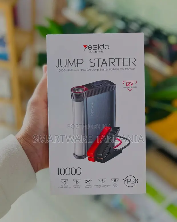 Yesido YP36 10000mAh Portable Jump Starter Power Bank - 1