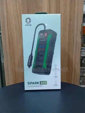 Green Lion Spark 300W Car Power Inverter (2AC, 4USB, 3 Type-C PD)