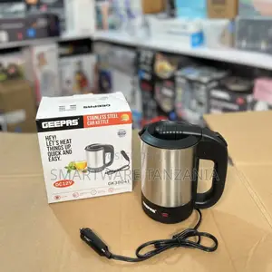 Geepas GK38041 12V Car Kettle Stainless Steel 0.5L