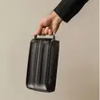 Green Lion Lakeshore PU Leather Clutch Bag - Nyeusi - 2