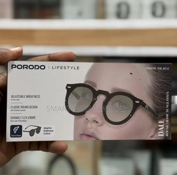 Miwani ya Porodo Lifestyle Dale Round Frame Unisex - 1