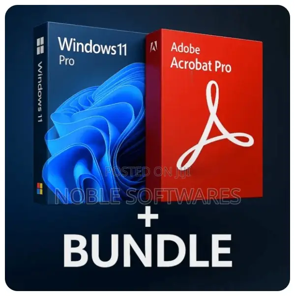 Windows 11 Pro & Adobe Acrobat Pro 2026 (5-Year License) - 1