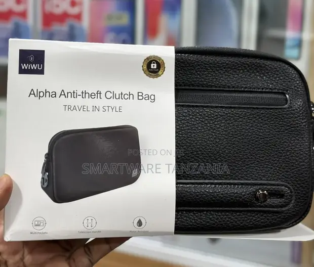Wiwu Alpha Anti-Theft Clutch Bag Water Resistant - 1
