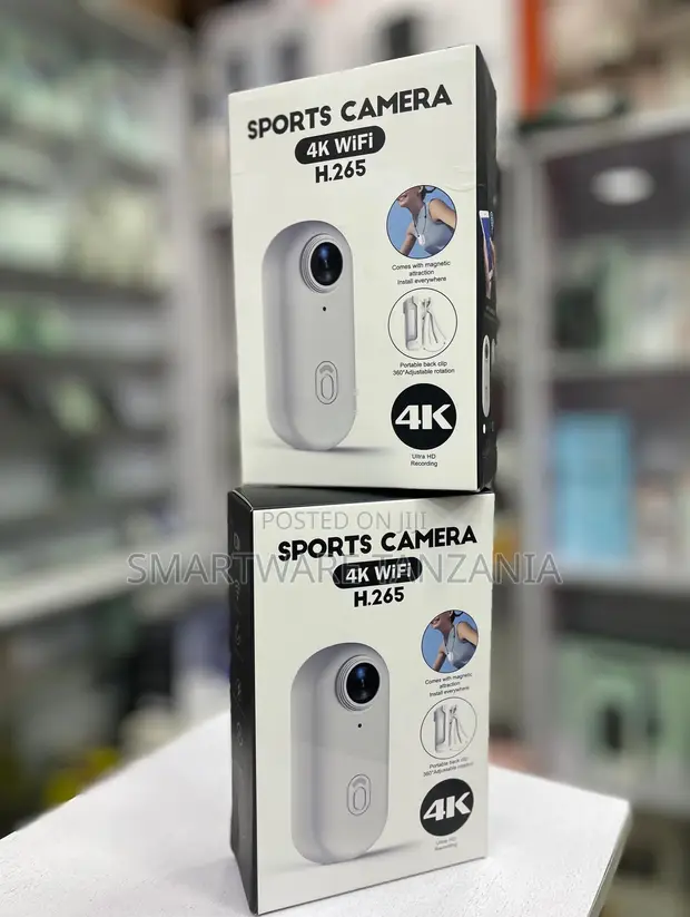 Wifi Sports Camera H.265 Ultra HD Magnetic Clip Portable Action - 1