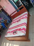Woodstock Hardwood Bed Frame 5x6 Queen with Spring Mattress - 2