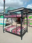 Double Deck Bunk Bed with 2 Mattresses - 1