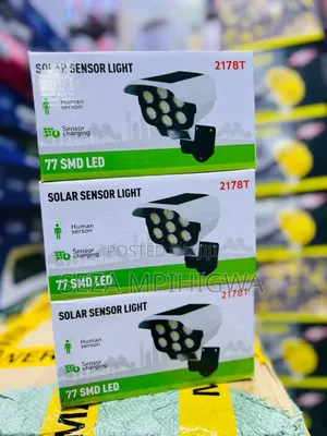 Solar Sensor Light with Automatic Switch