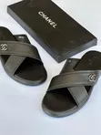 Sandals za Ngozi za Wanaume Chapa Channel - Klasiki na Smart - 1